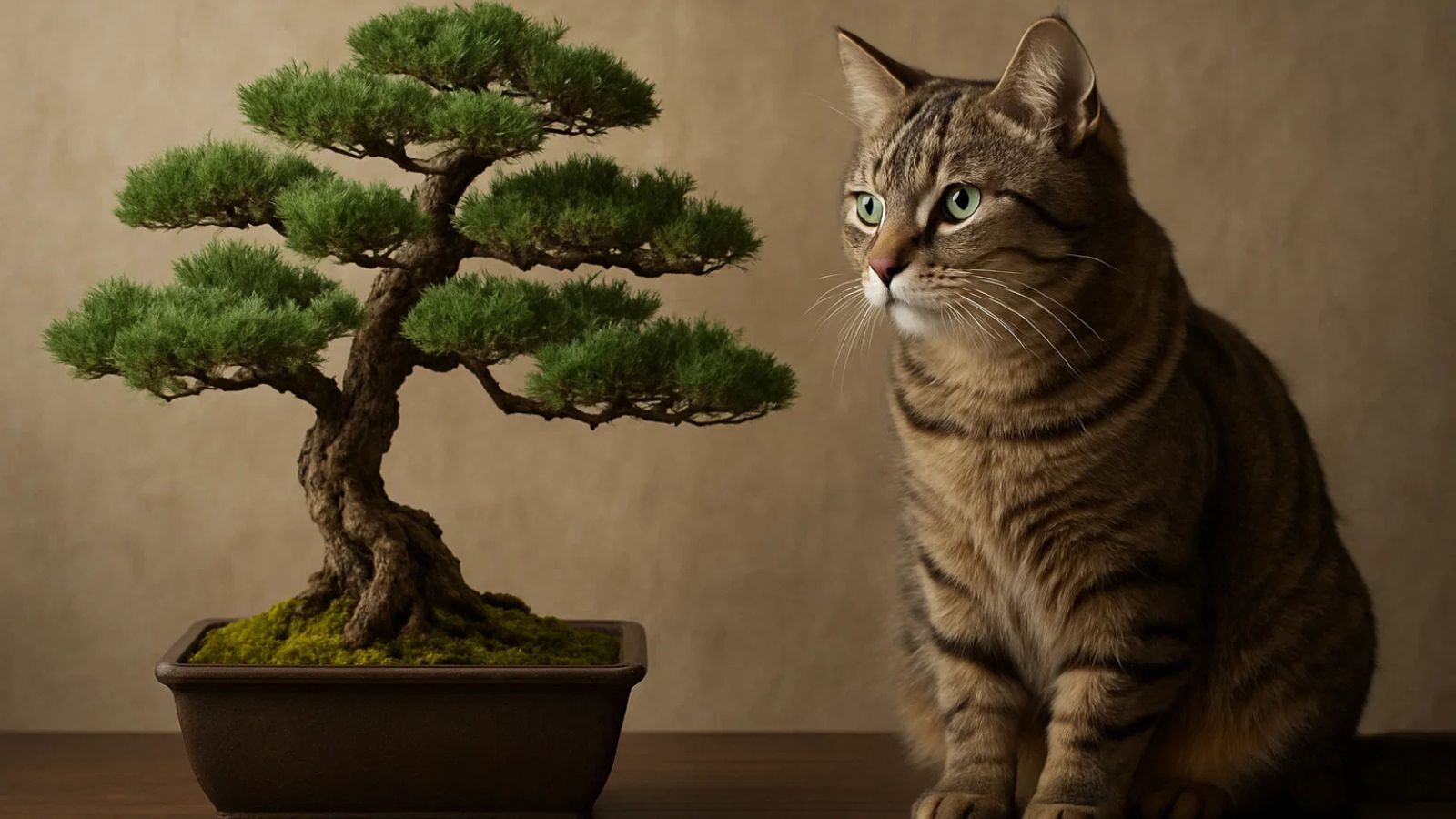 Bonsai and Cats: Can These Peaceful Worlds Coexist?