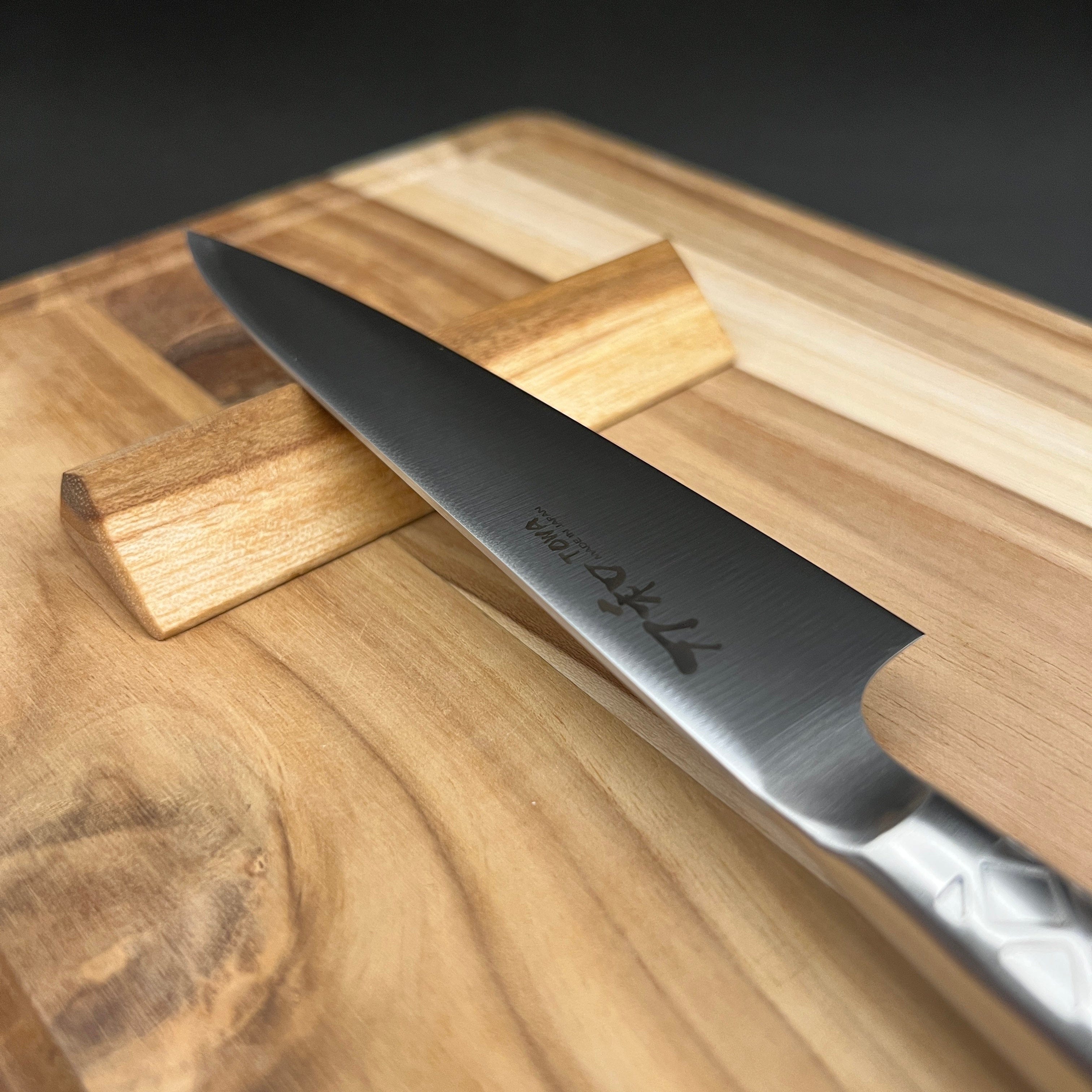 All Stainless Santoku Petty Knife 12cm All Stainless Santoku Petty Knife 12cm - Japanese Knives | My Japanese World