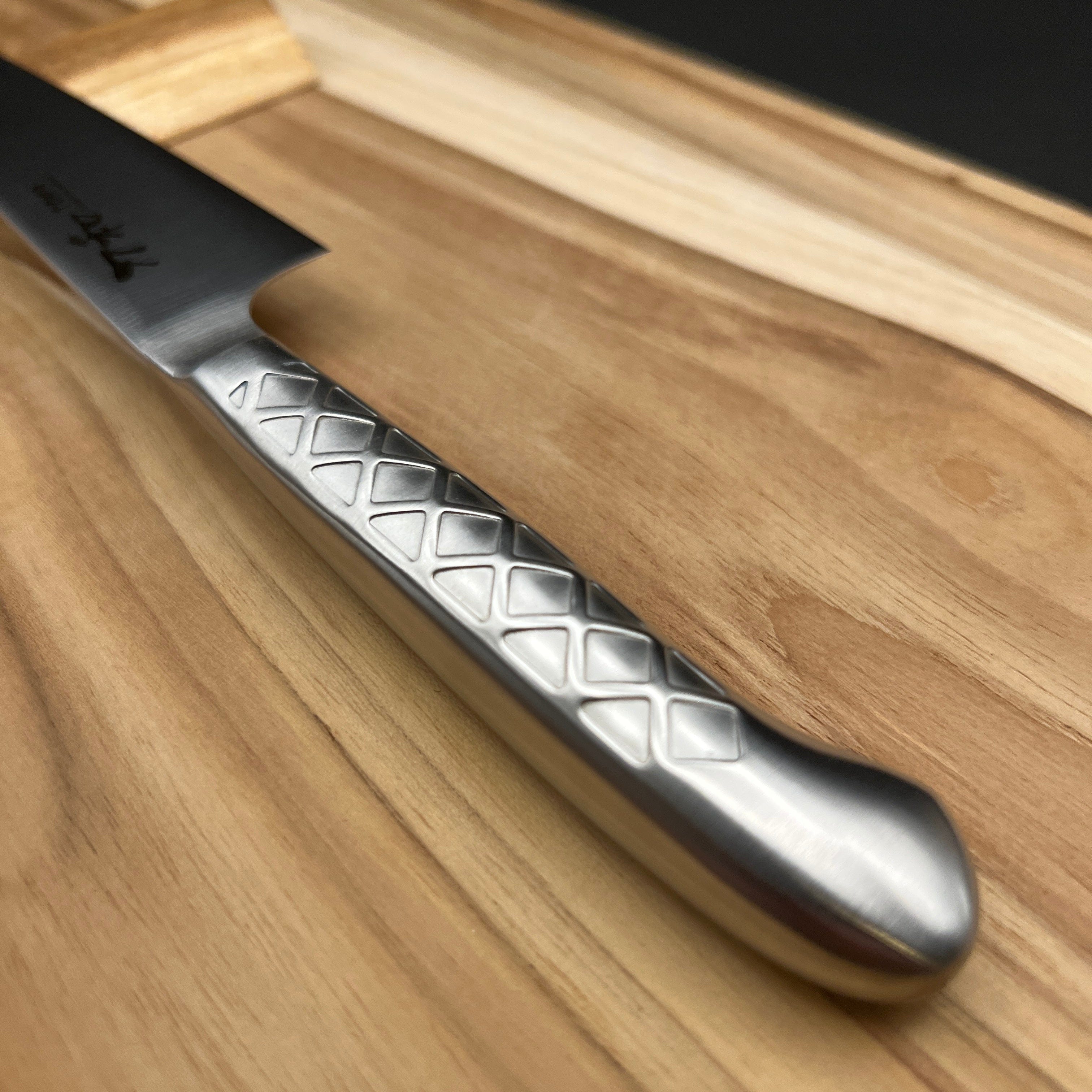 All Stainless Santoku Petty Knife 12cm All Stainless Santoku Petty Knife 12cm - Japanese Knives | My Japanese World