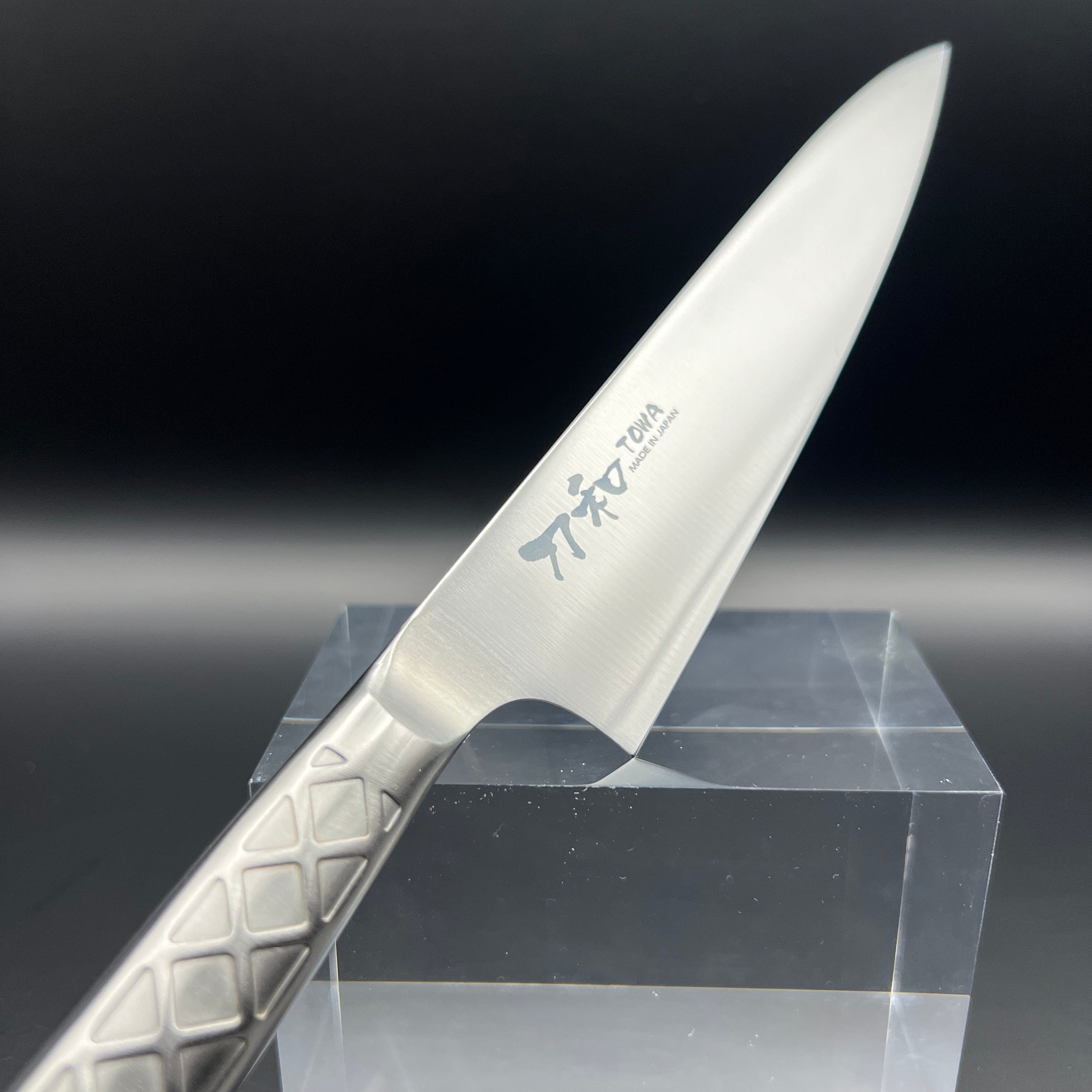 All Stainless Santoku Petty Knife 12cm All Stainless Santoku Petty Knife 12cm - Japanese Knives | My Japanese World