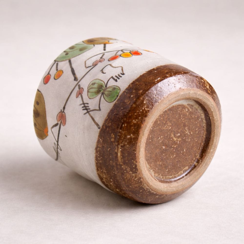 Artisan Kutani Botanical Tea Cup Artisan Kutani Botanical Tea Cup
