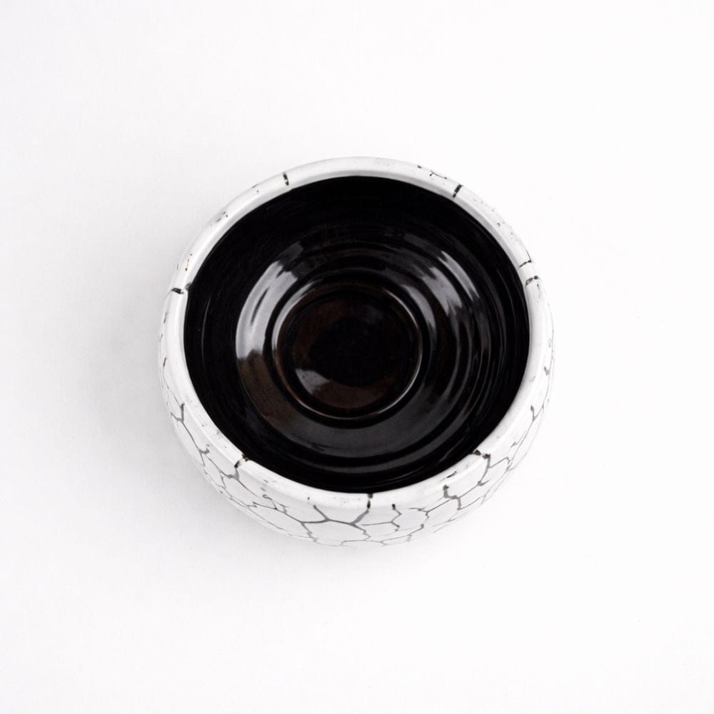 Black and White Mino Matcha Bowl Black and White Mino Matcha Bowl