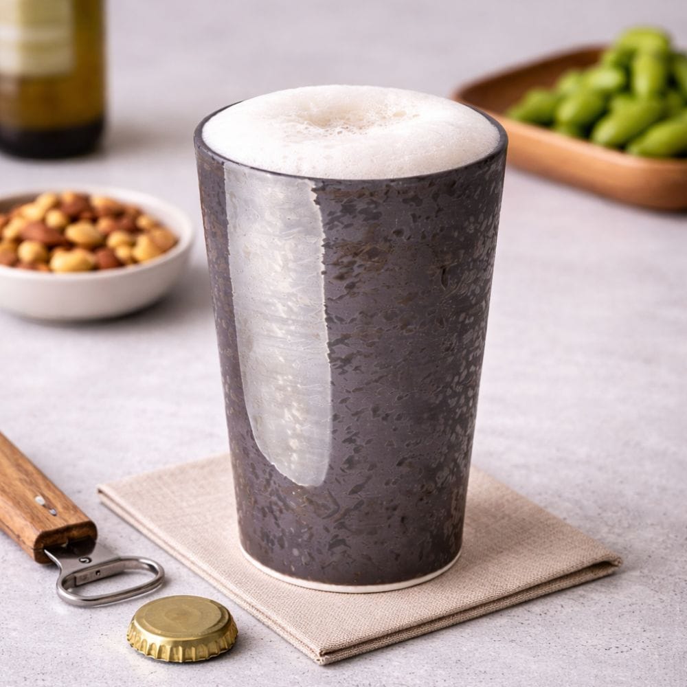 Black Silver Hasami Beer Tumbler Black Silver Hasami Beer Tumbler