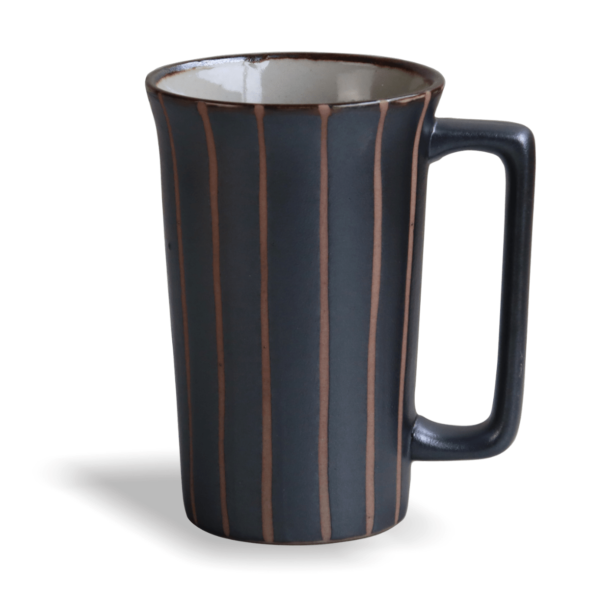 Black Tokusa Ceramic mug Tokusa Big Mug - Japanese Tableware | MyJapaneseWorld