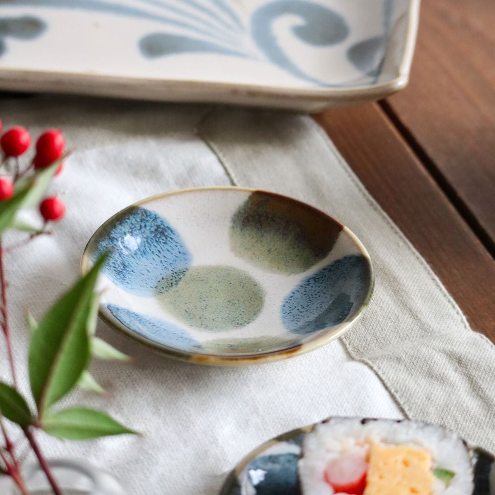 Brush Blue Small Plate Set (6 Pieces) Brush Blue Small Plate Set (6 Pieces)