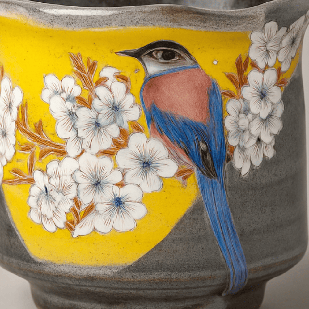 Cherry and Bird Large Tea Cup Cherry and Bird Large Tea Cup