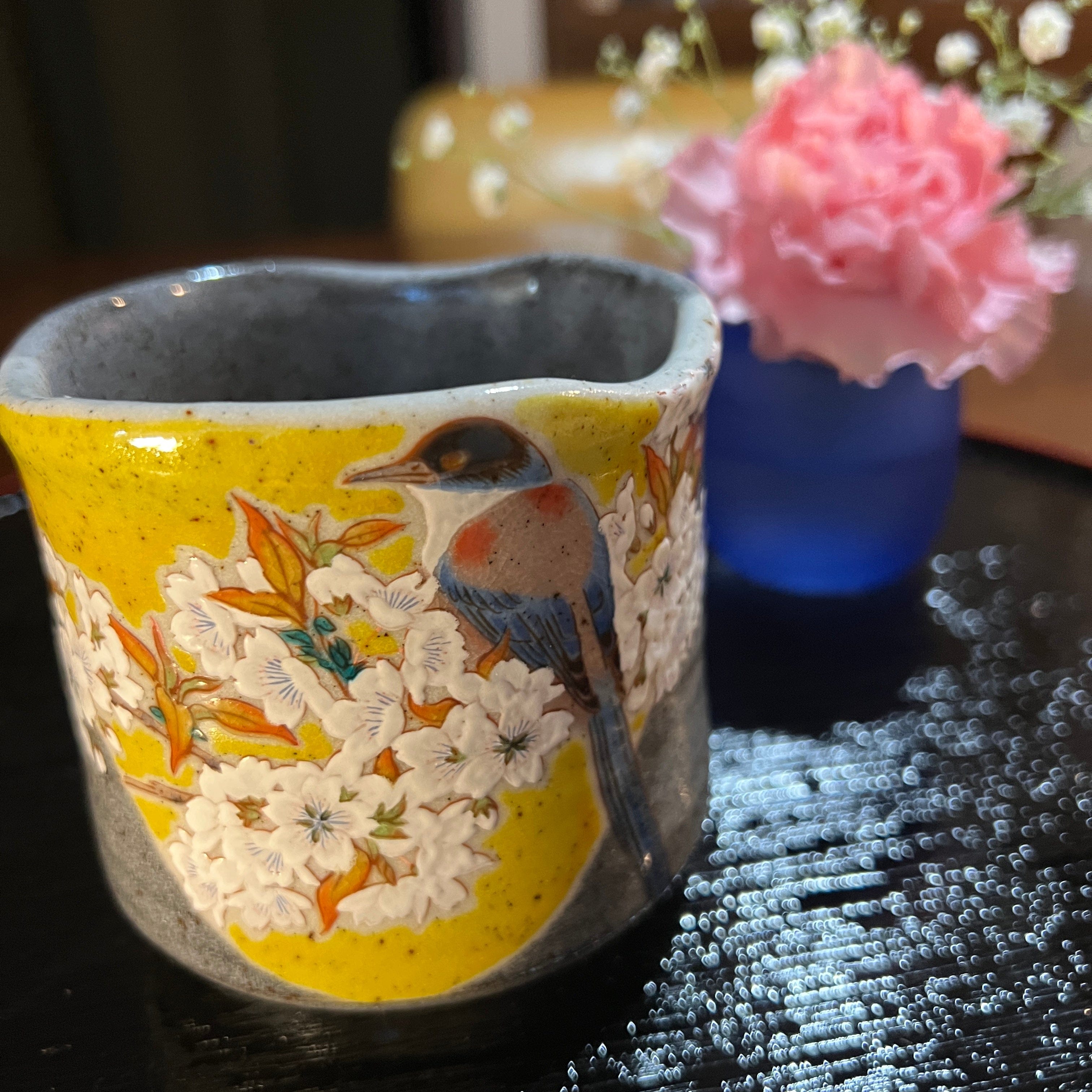 Cherry and Bird Large Tea Cup Cherry and Bird Large Tea Cup