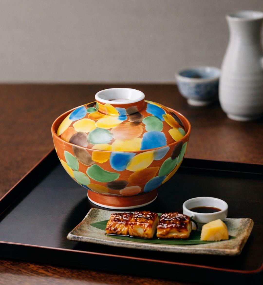 Color Patch Donburi Bowl with Lid Color Patch Donburi Bowl with Lid