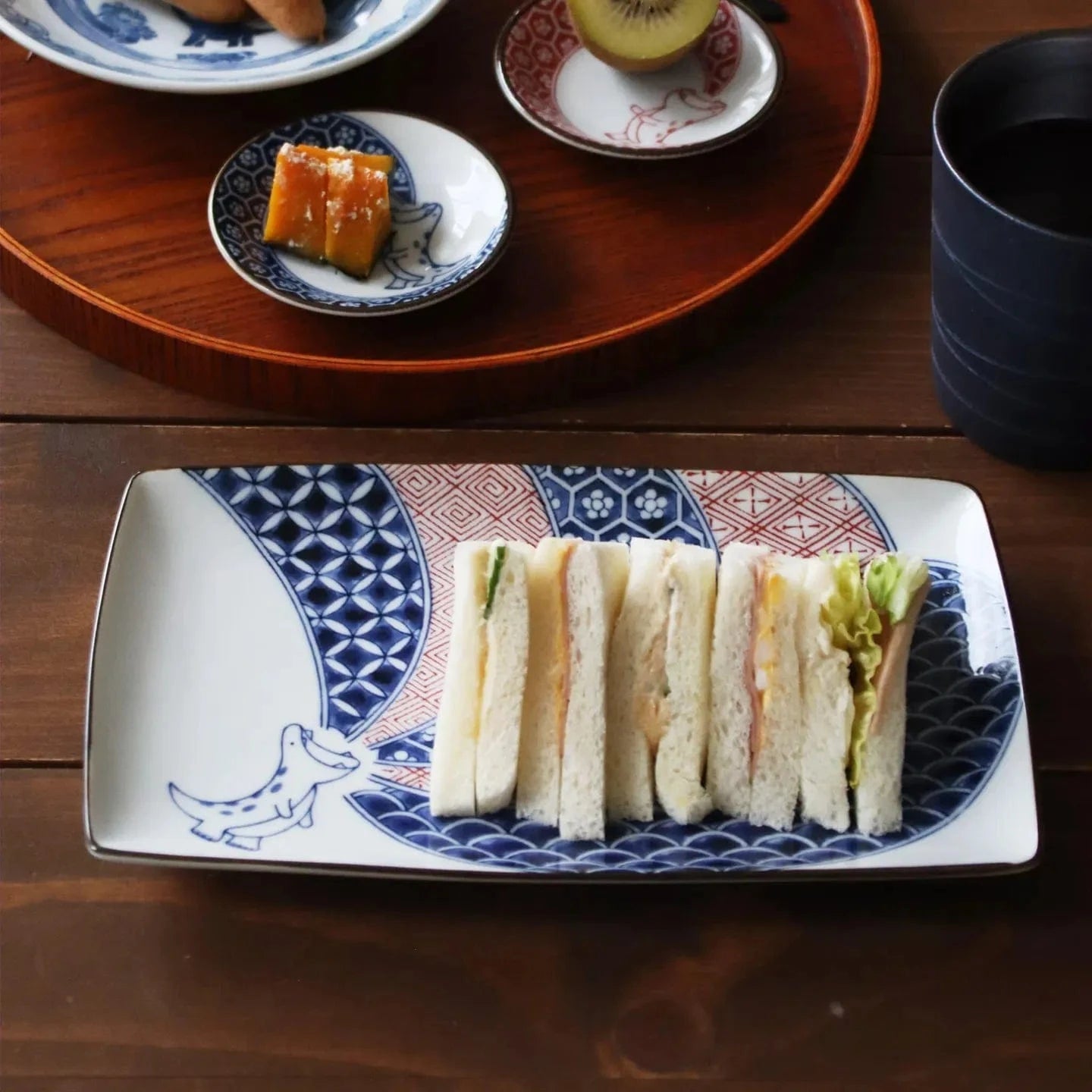 Edo Dinosaur Oblong Plate Edo Dinosaur Oblong Plate