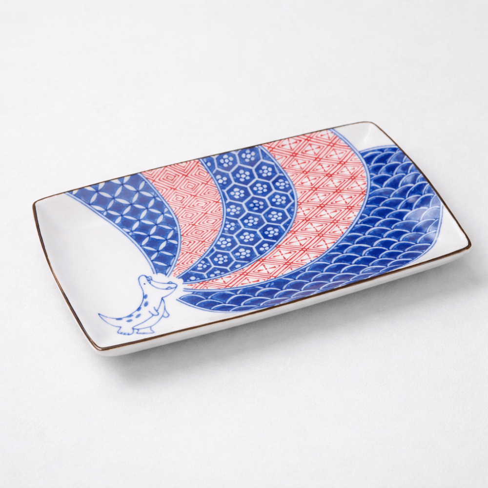 Edo Dinosaur Oblong Plate Edo Dinosaur Oblong Plate