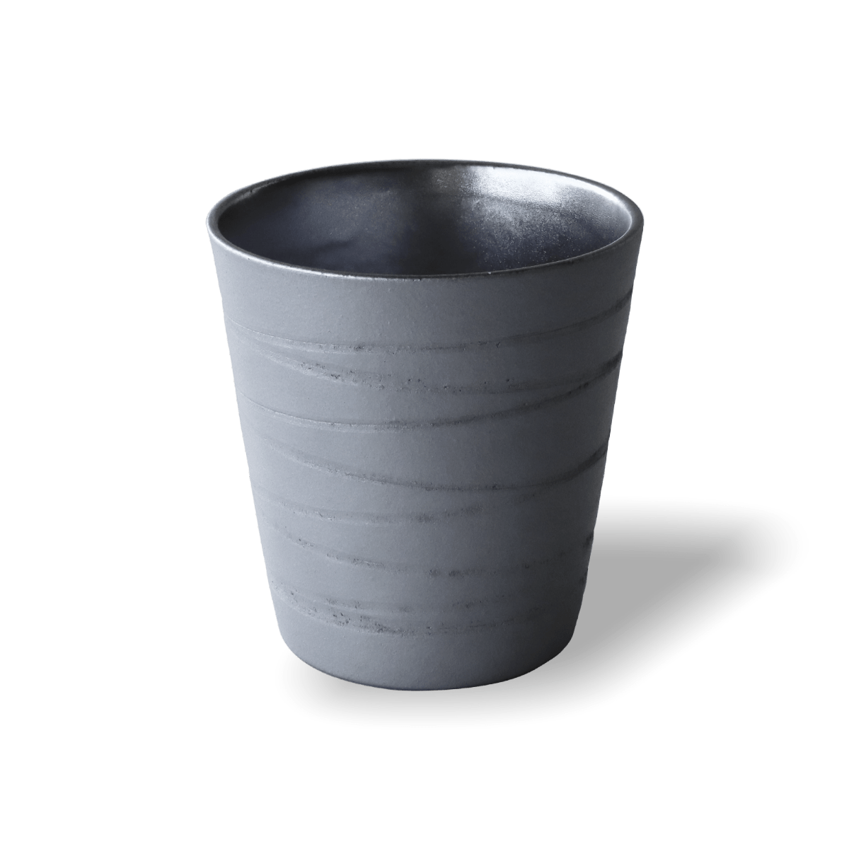 Galena Silver Metal  Color Rock Cup Metal  Color Rock Cup - Japanese Tableware | MyJapaneseWorld