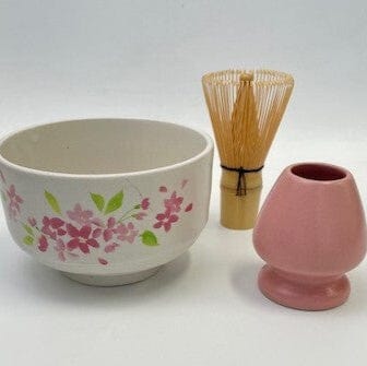 Genji Matcha Bowl Oboro Sakura Matcha Starter Set Genji Matcha Bowl Oboro Sakura Matcha Starter Set