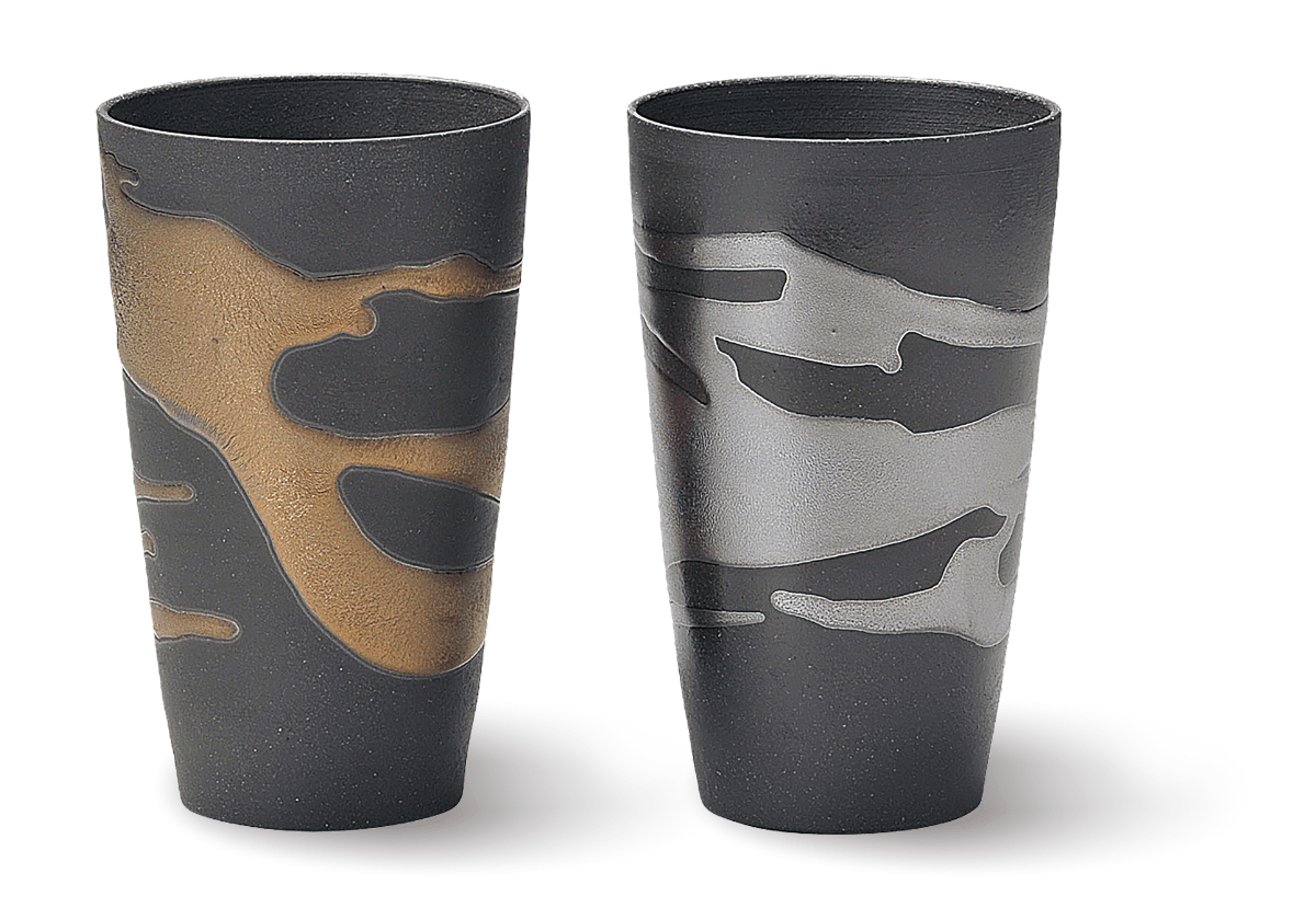 Gold and Silver Beer Cup Gold and Silver Beer Cup - Japanese Tableware | MyJapaneseWorld