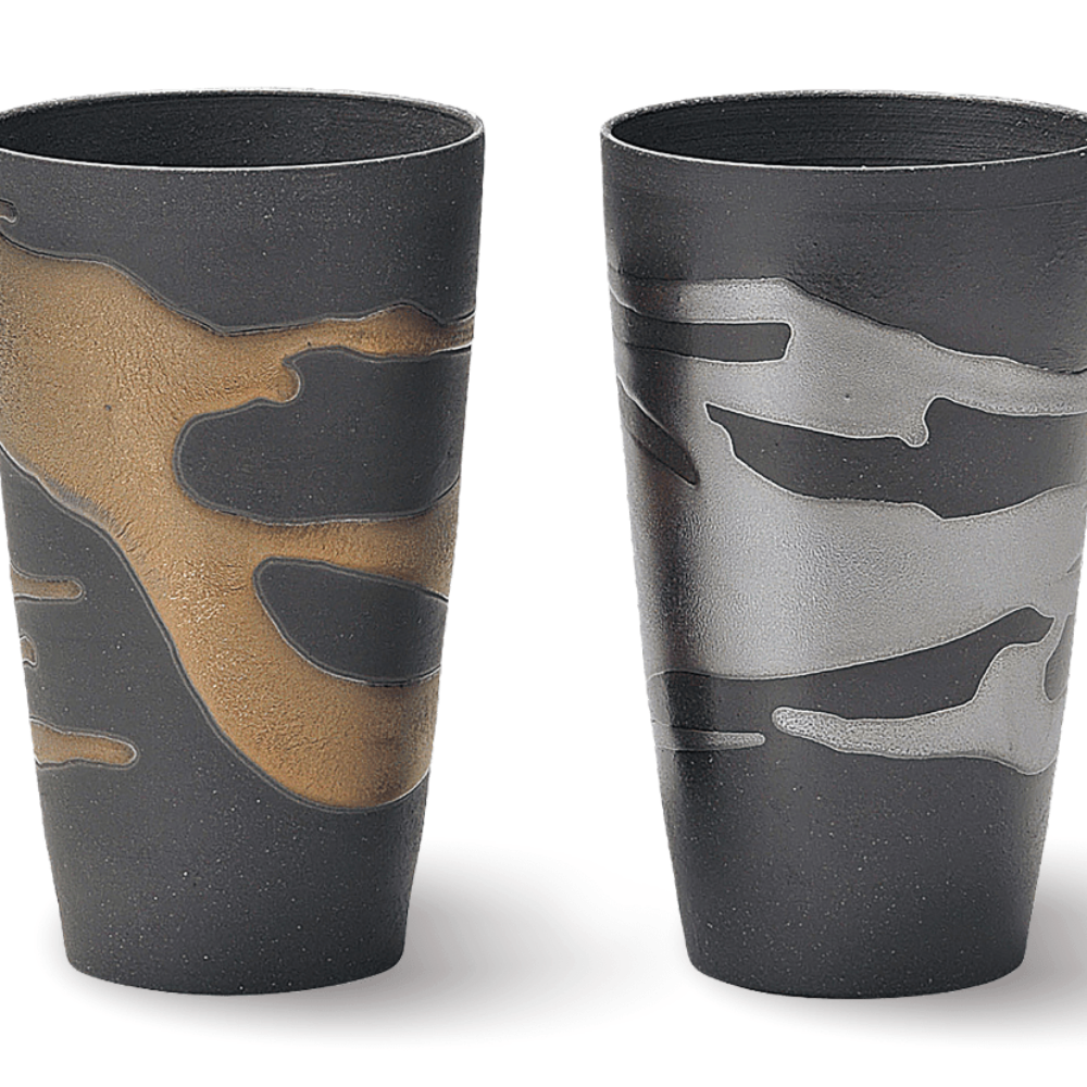 Gold and Silver Beer Cup Gold and Silver Beer Cup - Japanese Tableware | MyJapaneseWorld