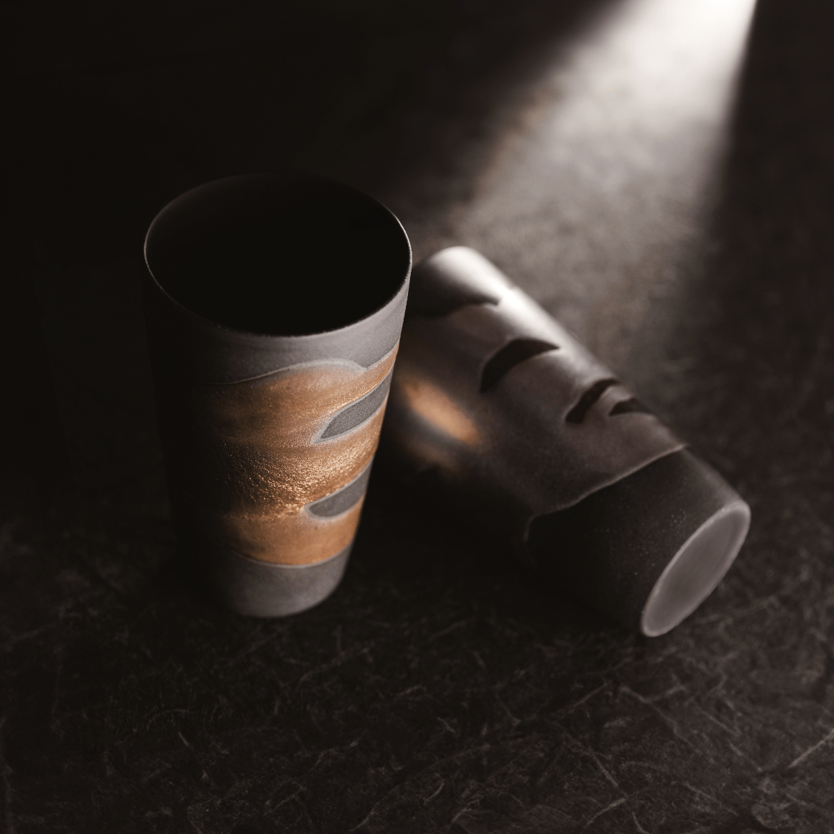 Gold and Silver Beer Cup Gold and Silver Beer Cup - Japanese Tableware | MyJapaneseWorld