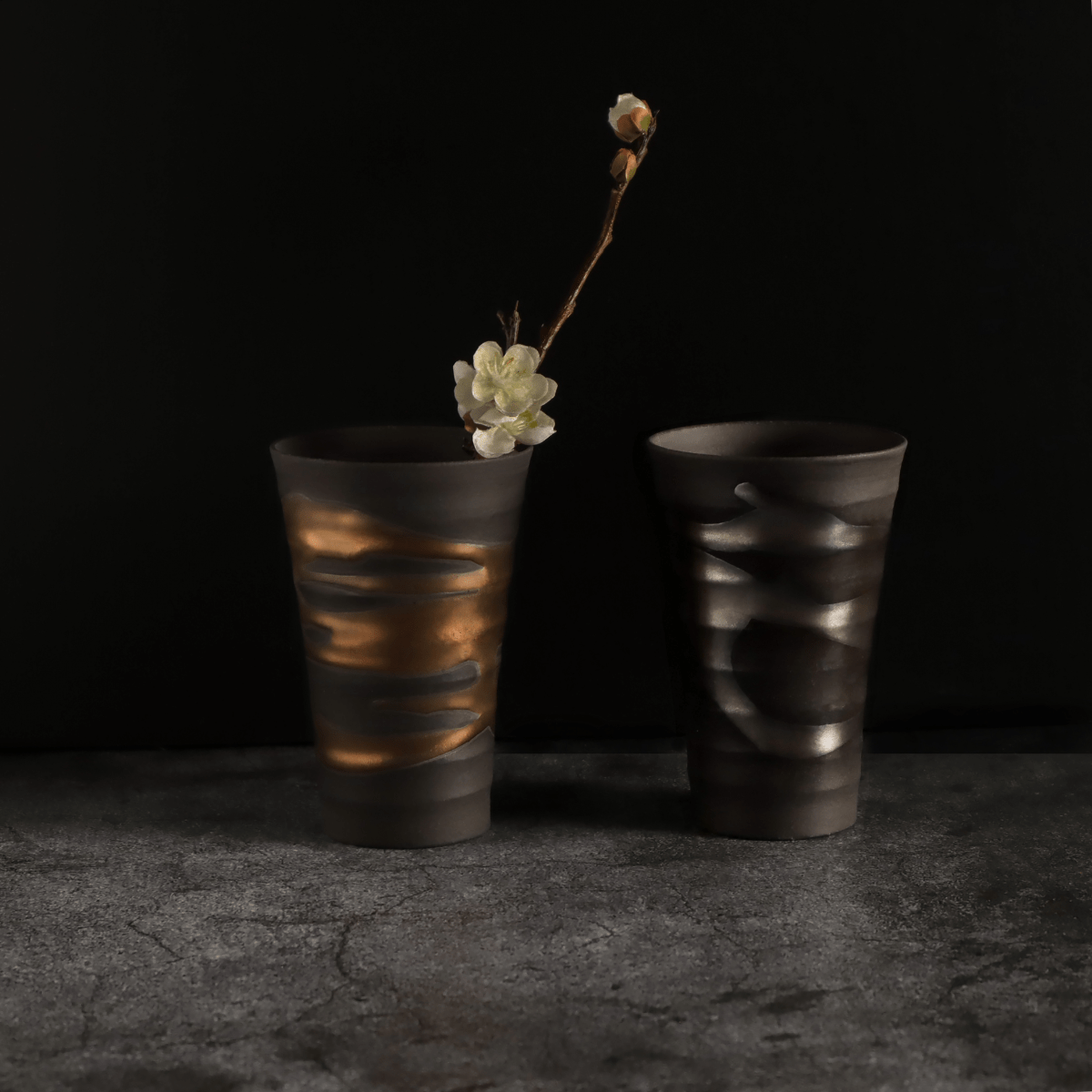 Gold and Silver Small Beer Cup Gold and Silver Small Beer Cup - Japanese Tableware | MyJapaneseWorld
