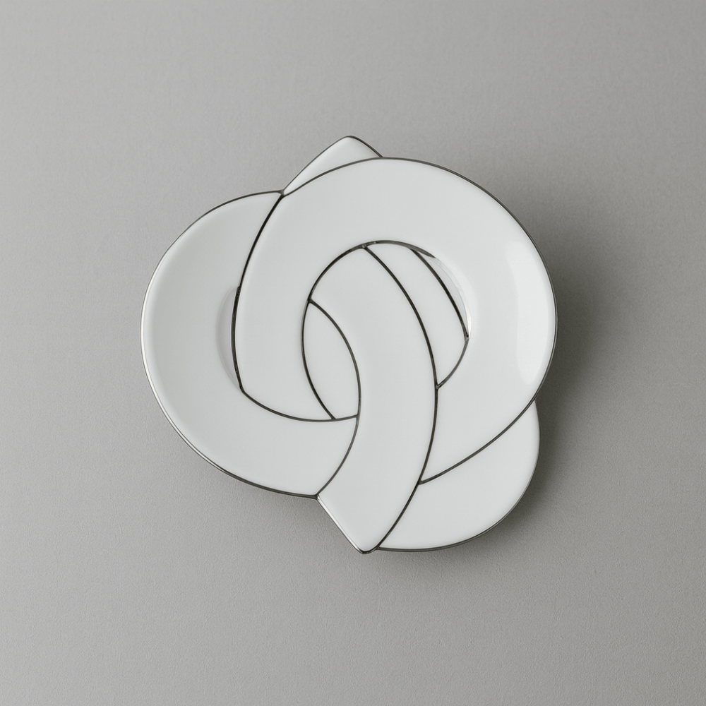 Gold Wire Knotted Mini Plate Gold Wire Knotted Mini Plate