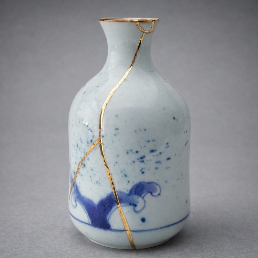 Gold Wire Rabbit Sake Set Gold Wire Rabbit Sake Set