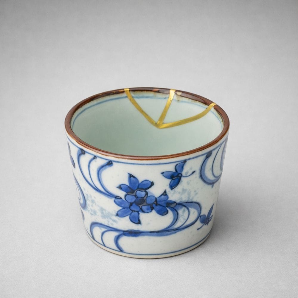 Gold wire Soba Cup Gold wire Soba Cup