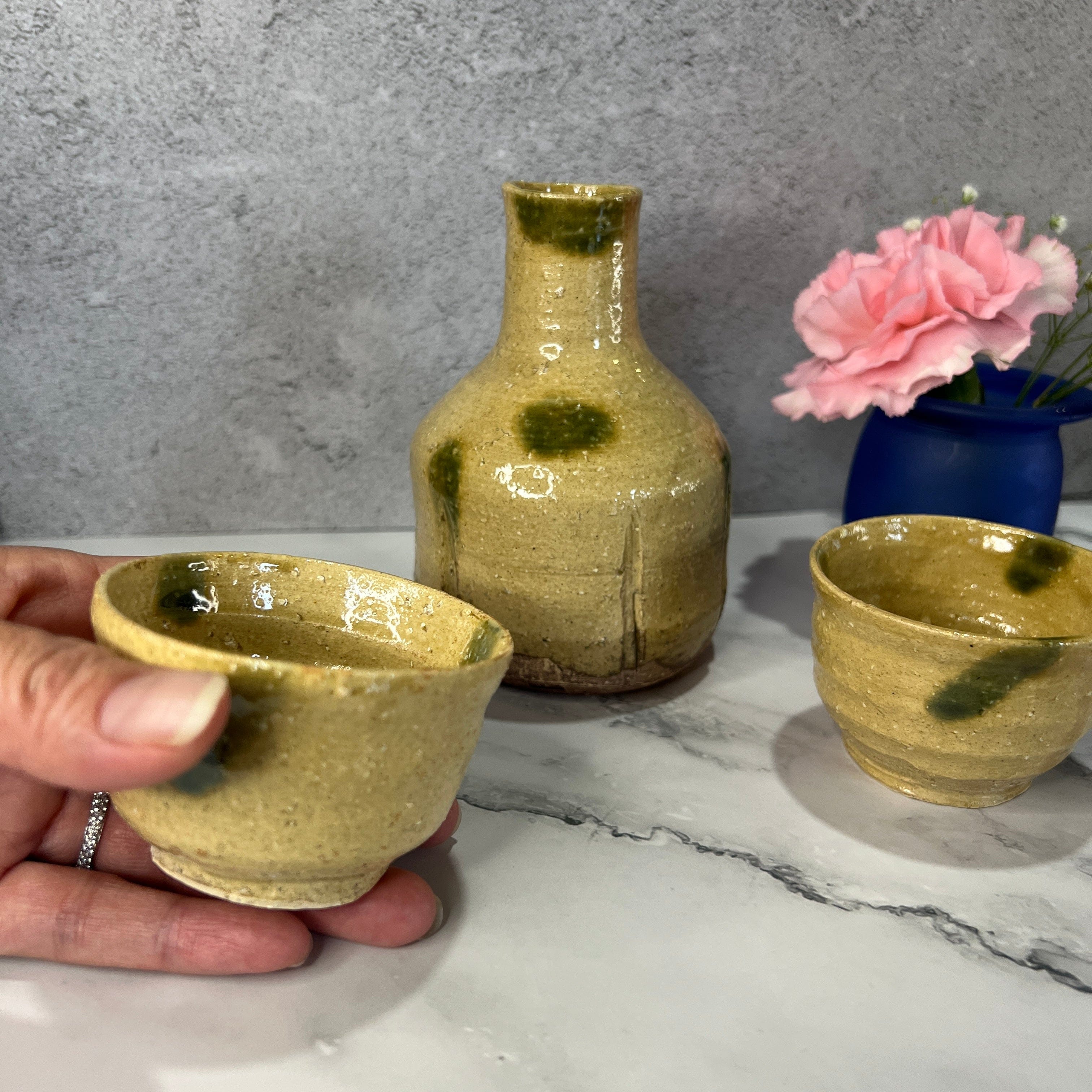 Handmade Kiseto Sake Set Handmade Kiseto Sake Set