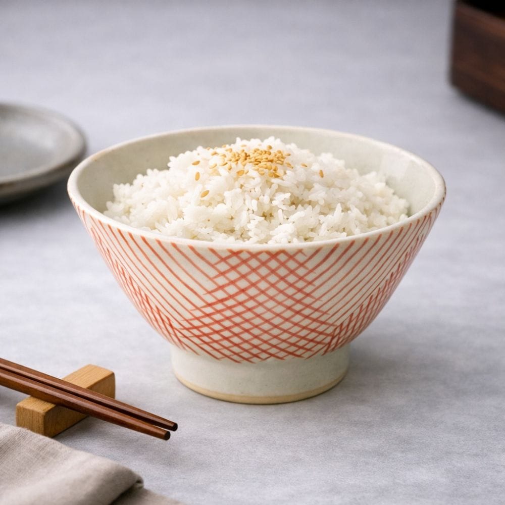 Hasami Koushi Inban Pattern Rice Bowl Hasami Koushi Inban Pattern Rice Bowl
