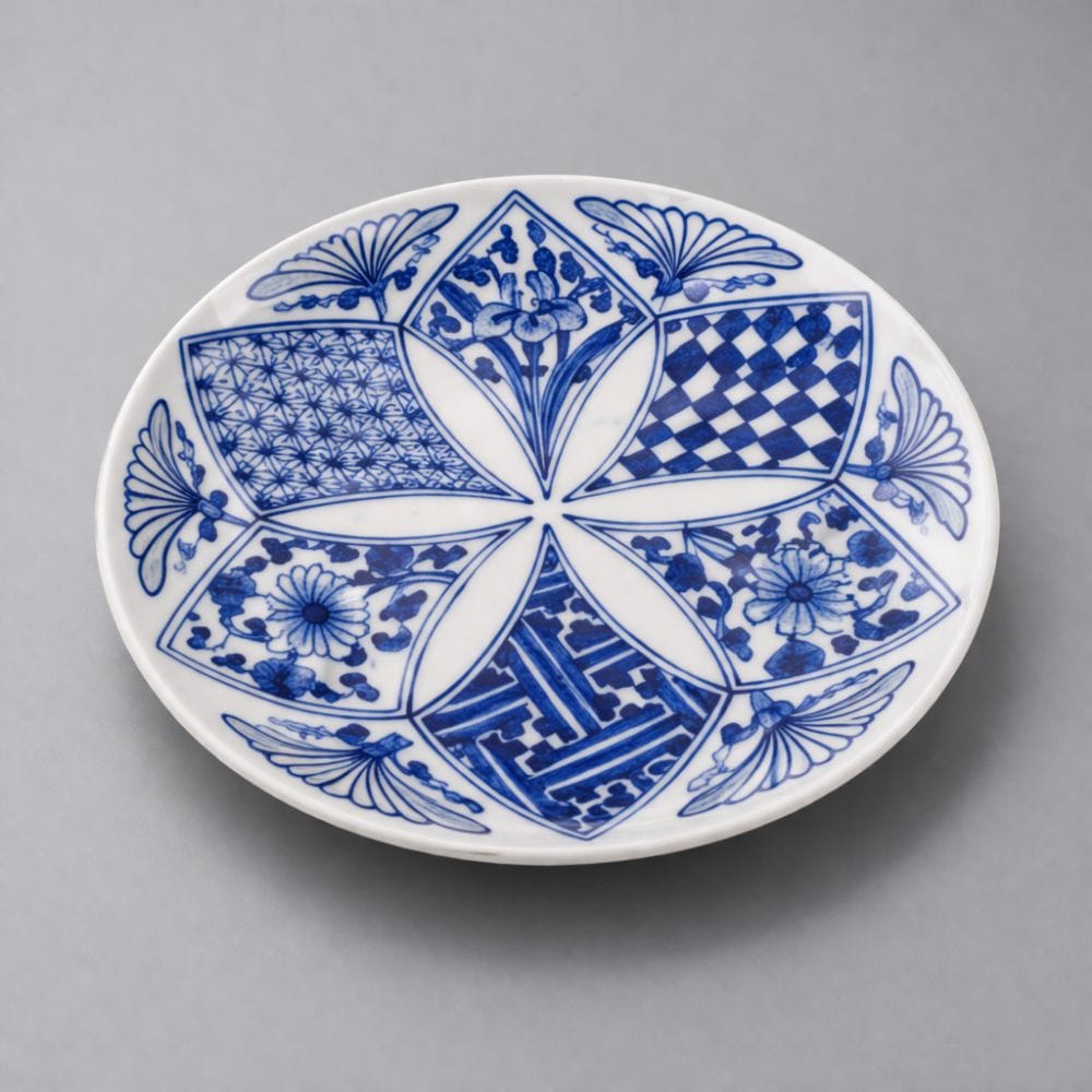 Hasami Silver Flower Side Plate Hasami Silver Flower Side Plate