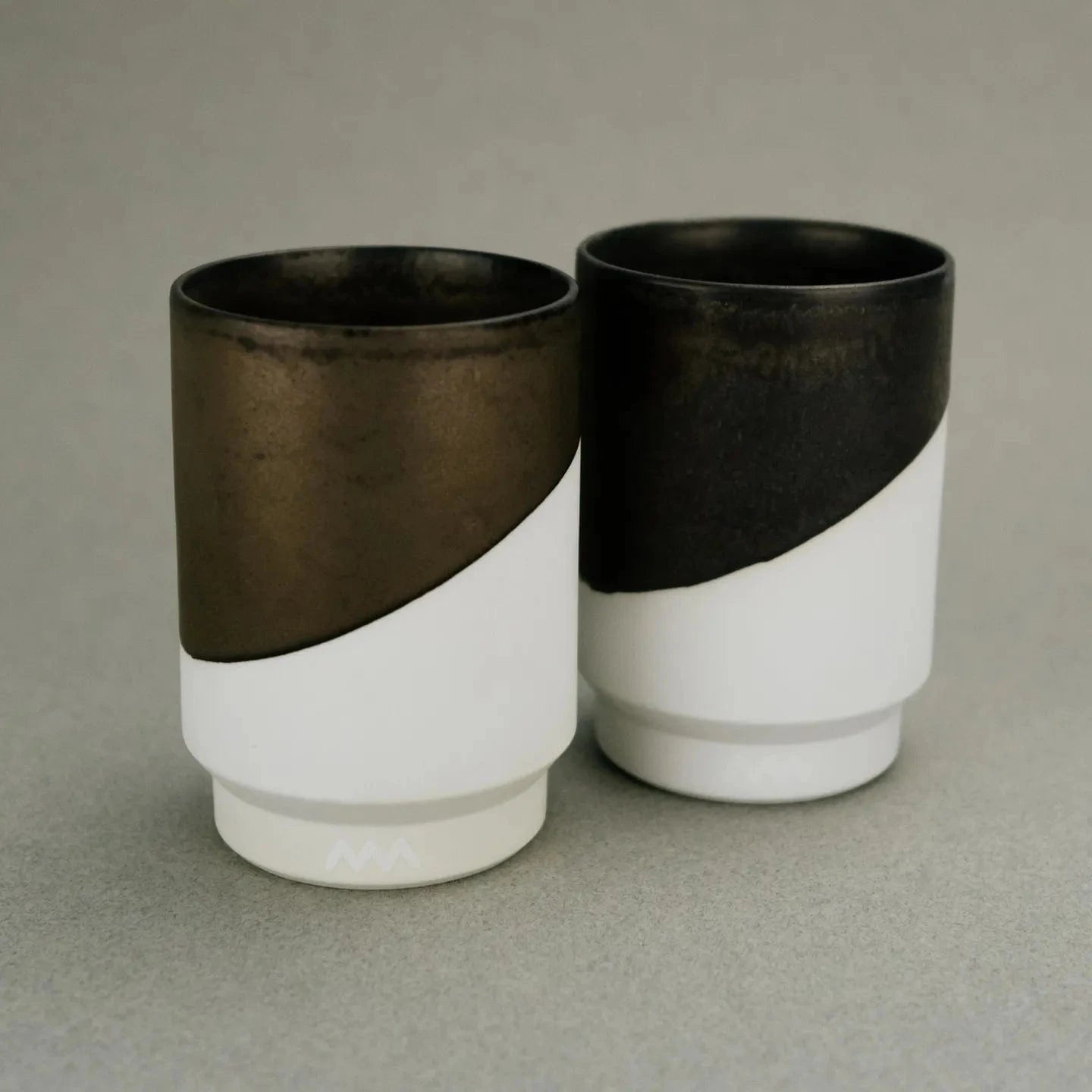 Hasami Ware Diagonal Gold Mud Cup – Large Hasami Ware Diagonal Gold Mud Cup – Large