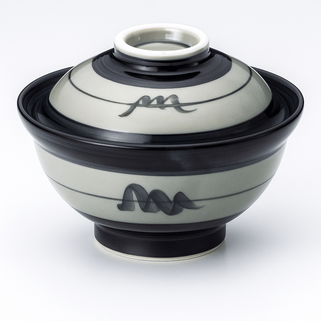 Ink Flow Lidded Bowl Ink Flow Lidded Bowl