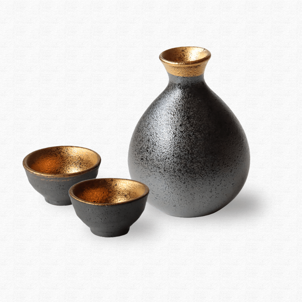 Maya Star Japanse Sake Set Sake Cup Set Traditionele Overzicht In Goud Maya Star Japanse Sake Set Sake Cup Set Traditionele Overzicht In Goud