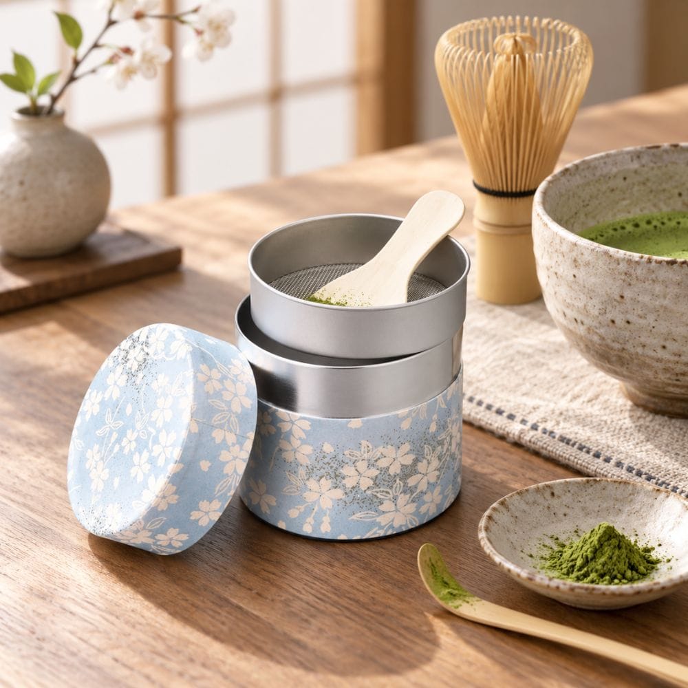 Kotodo Japanese Matcha Container with Sifter Japanese Matcha Container with Sifter – Kotodo | MJW
