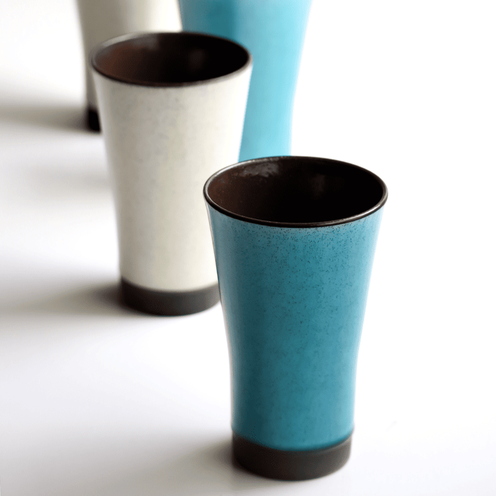 Kairagi Beer Cup Pair Kairagi Beer Cup Pair - Japanese Tableware | MyJapaneseWorld