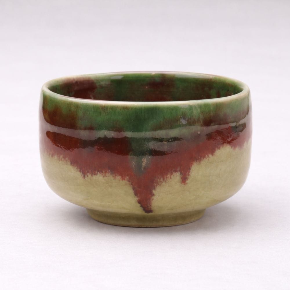 Karaho Oribe Mino matcha bowl Karaho Oribe Mino matcha bowl