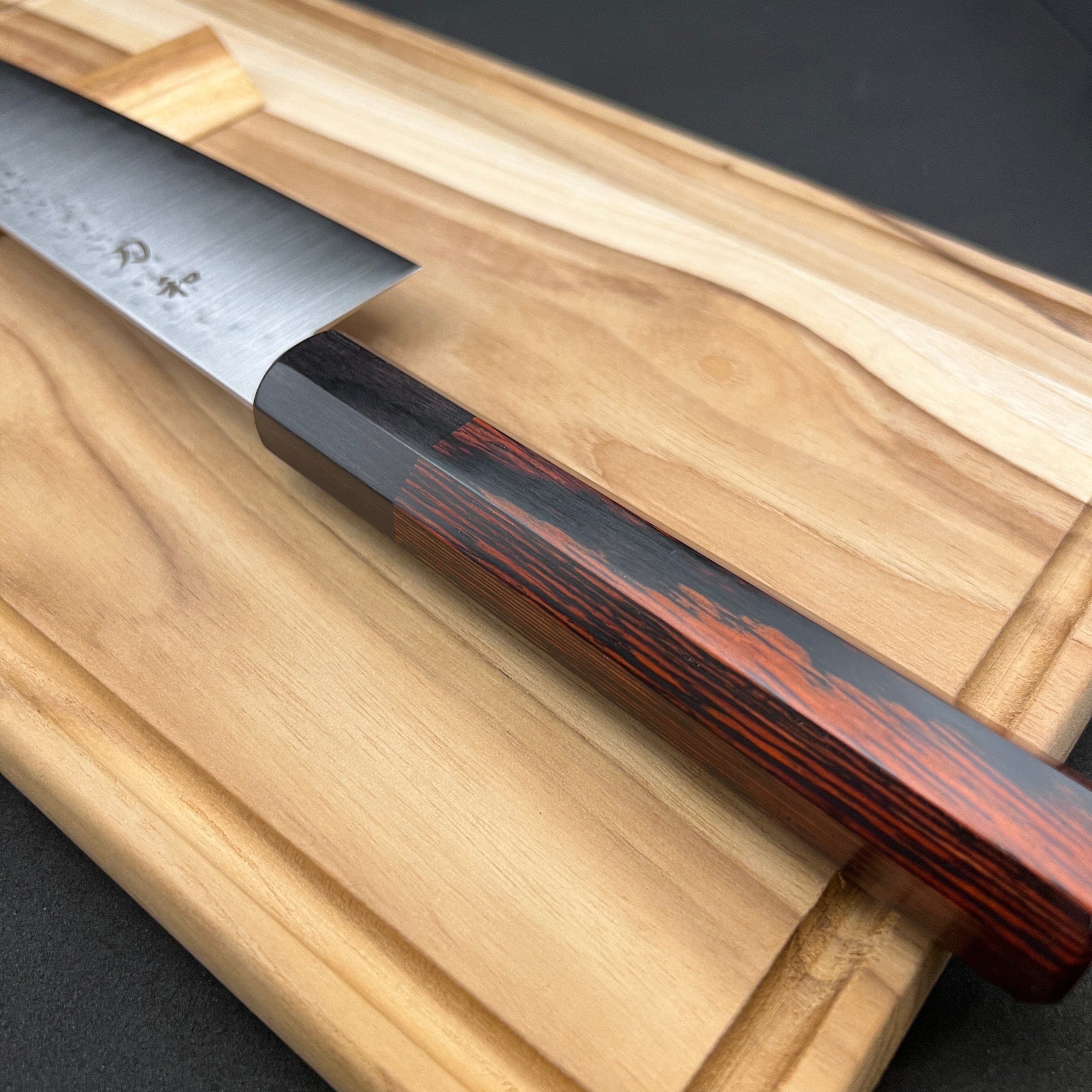 Katawa Octagonal Chef Knife 21cm Red Katawa Octagonal Chef Knife 21cm Red - Japanese Knives | MyJapaneseWorld