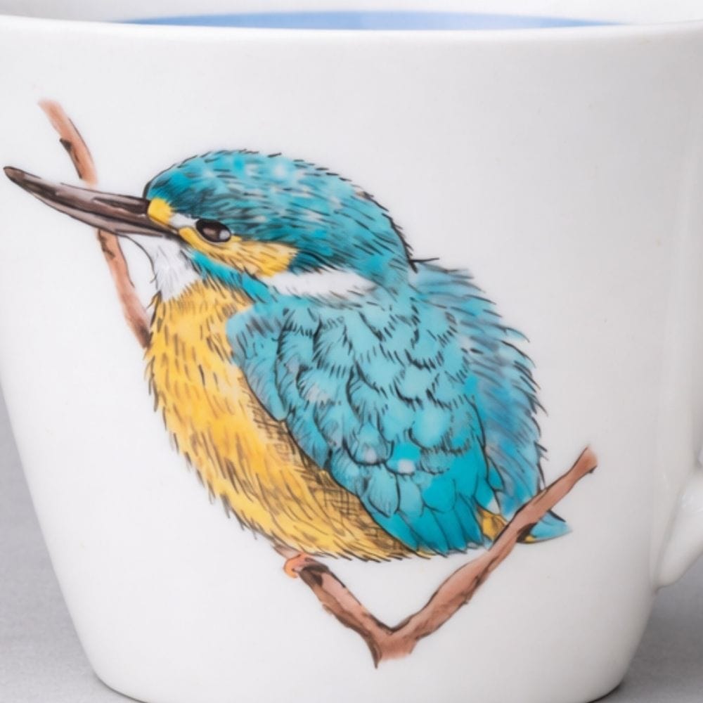 Kingfisher Kutani Mug Kingfisher Kutani Mug