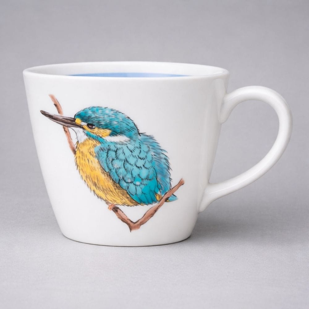 Kingfisher Kutani Mug Kingfisher Kutani Mug