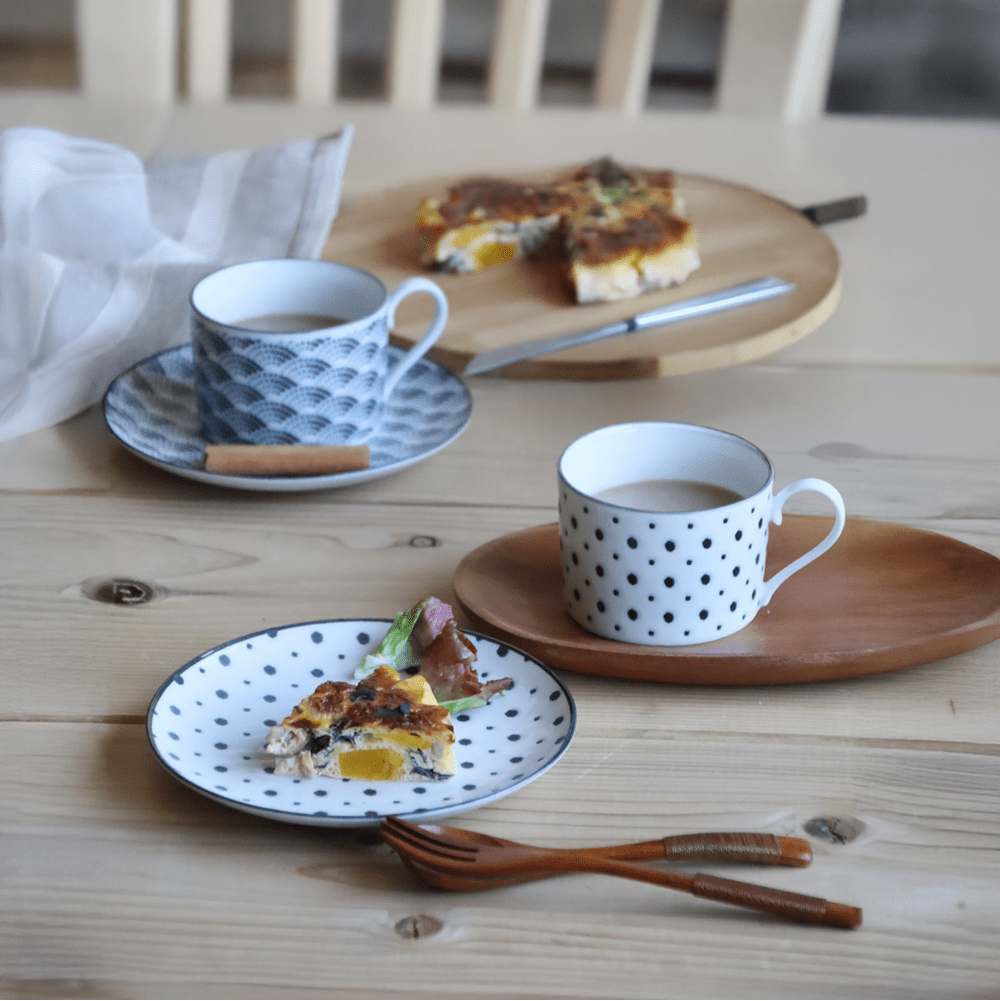 KOMON Coffee Cup & Saucer Set KOMON Coffee Cup & Saucer Set