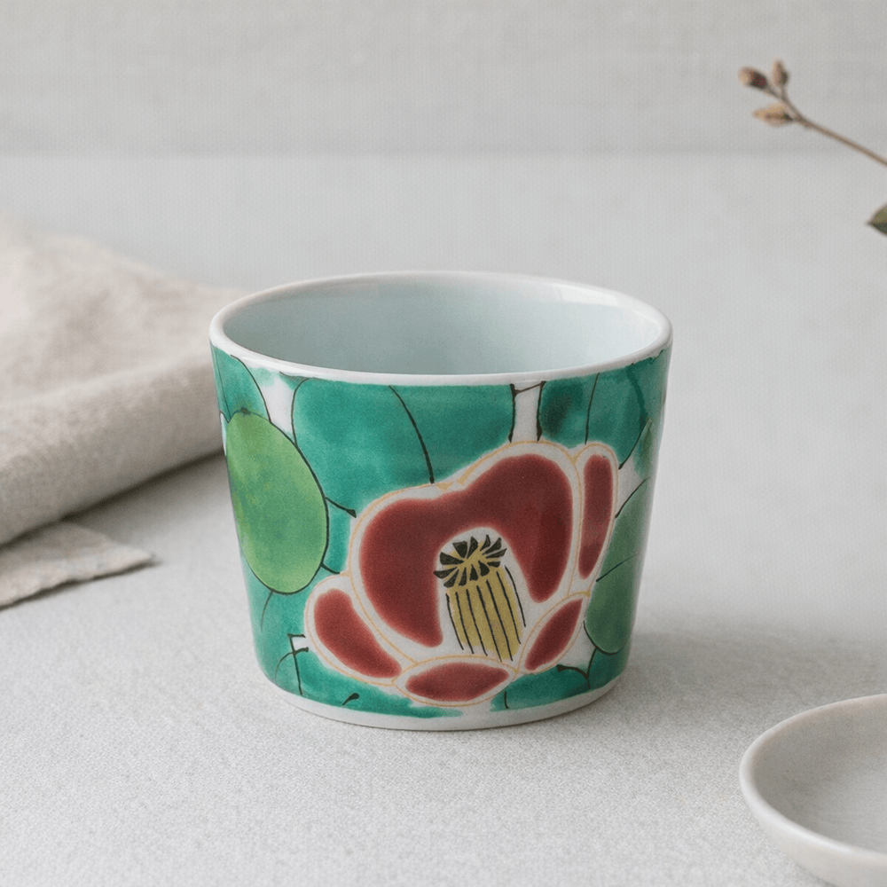 Kutani Porcelain Soba Choko Cup Kutani Soba Porcelain Choko Cup