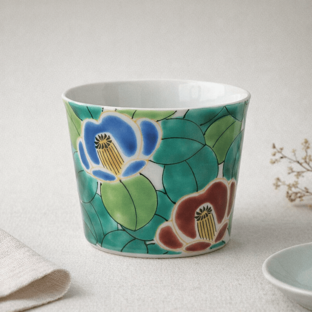 Kutani Porcelain Soba Choko Cup Kutani Soba Porcelain Choko Cup