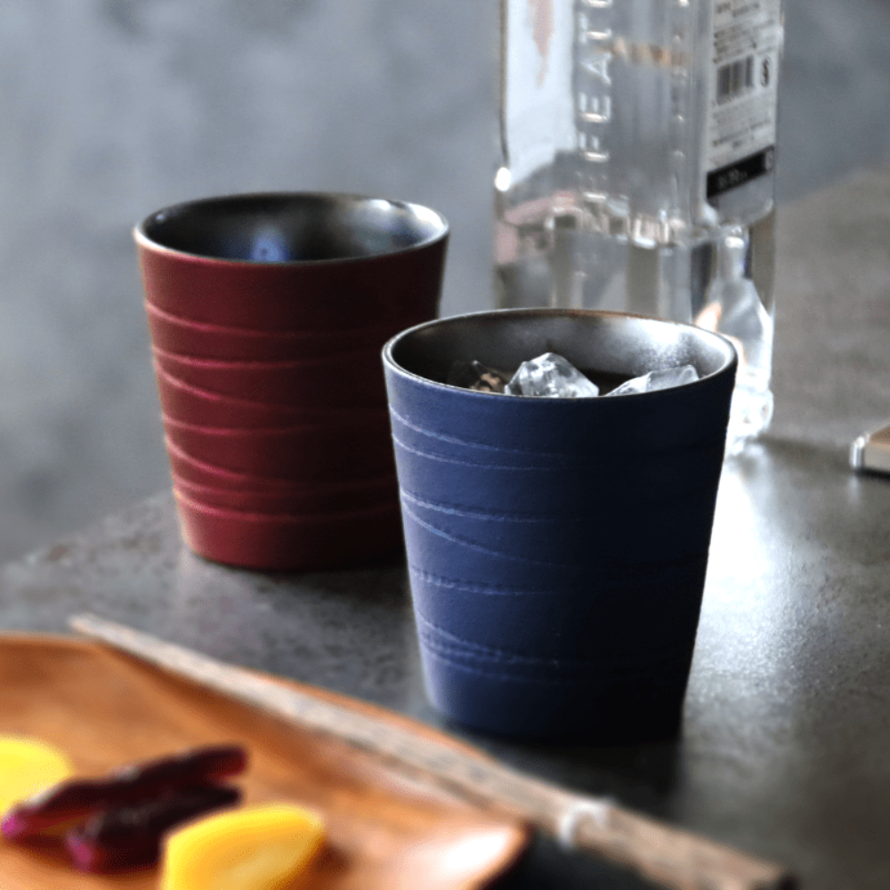 Metal Color Rock Cup Metal Color Rock Cup - Japanese Tableware | MyJapaneseWorld