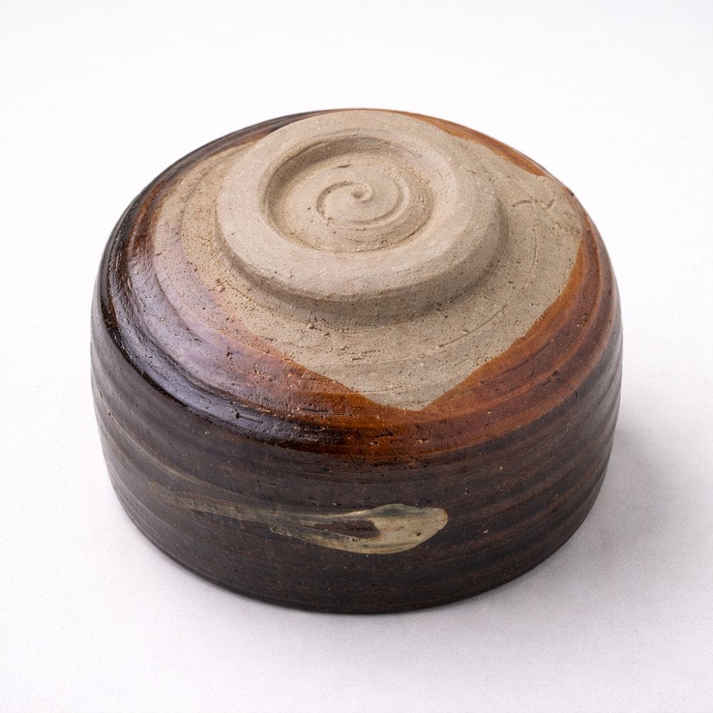 Mino Black & Brown Matcha Bowl Mino Black & Brown Matcha Bowl