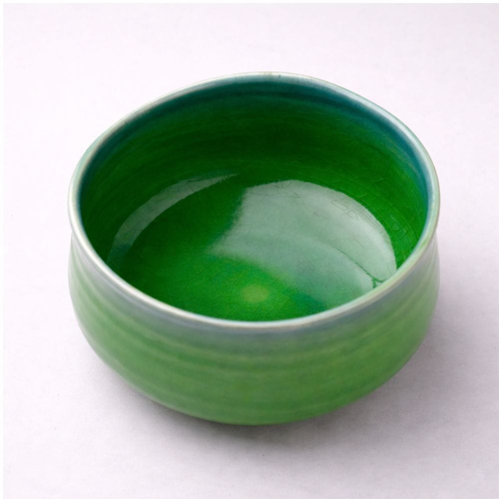 Mino Fuchimaki Green Matcha Bowl Mino Mino Fuchimaki Green Matcha Bowl Mino