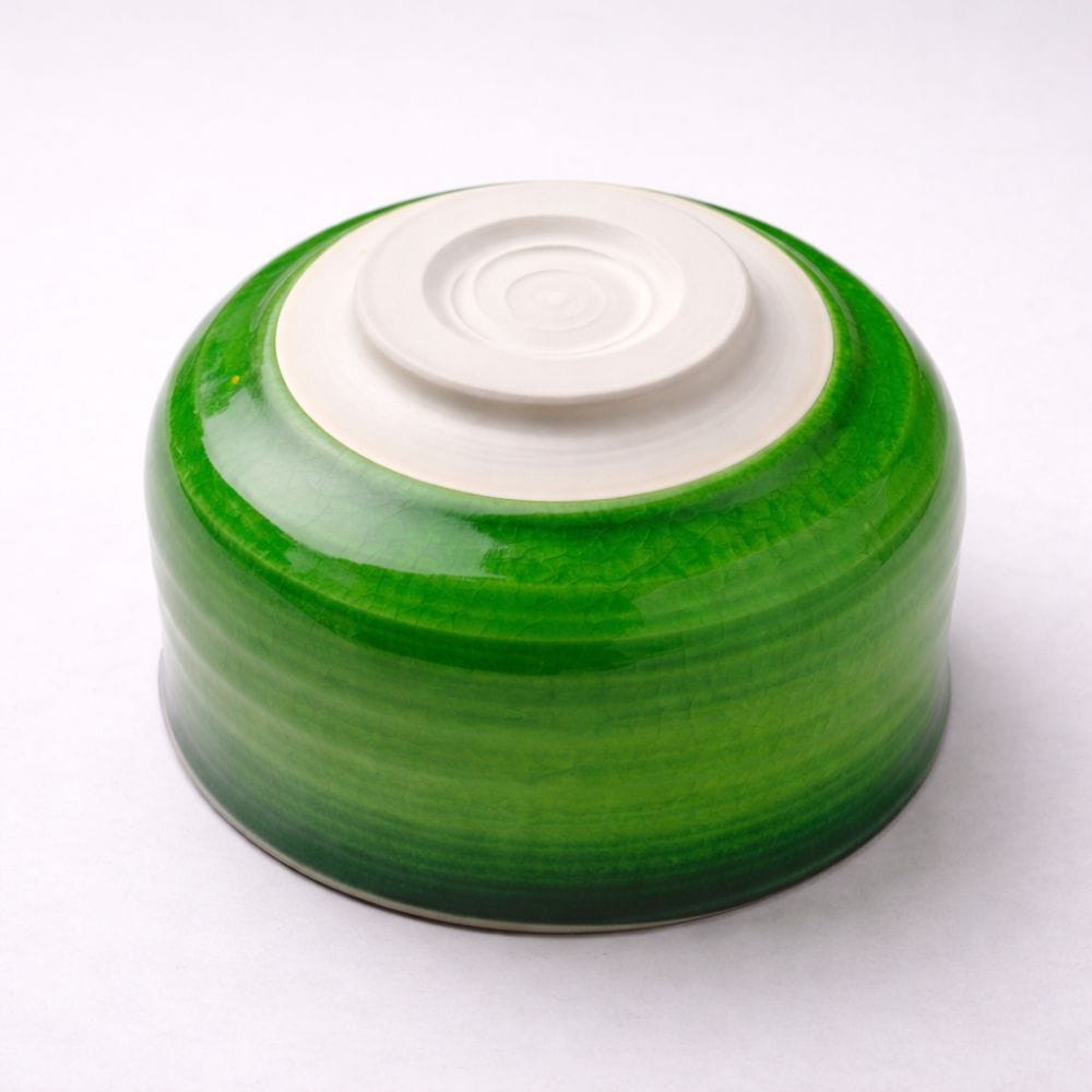 Mino Fuchimaki Green Matcha Bowl Mino Mino Fuchimaki Green Matcha Bowl Mino