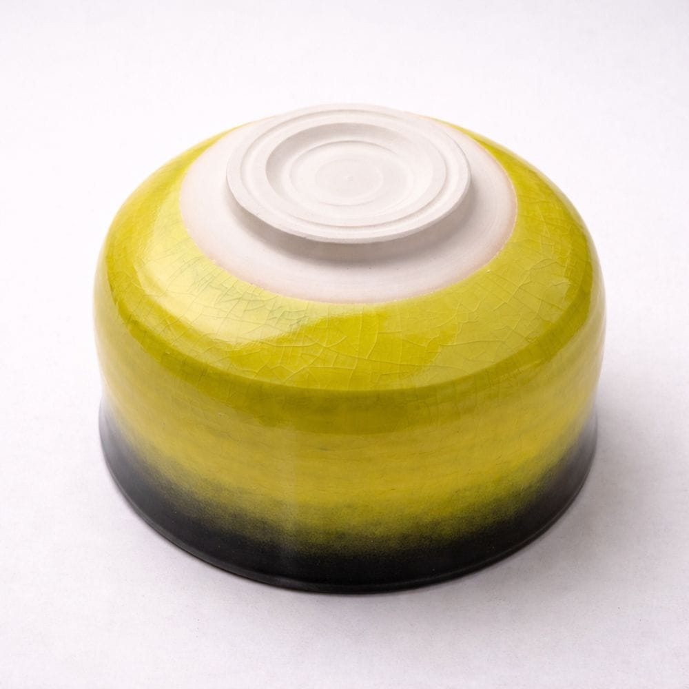 Mino Fuchimaki Yellow Matcha Bowl Mino Mino Fuchimaki Yellow Matcha Bowl Mino