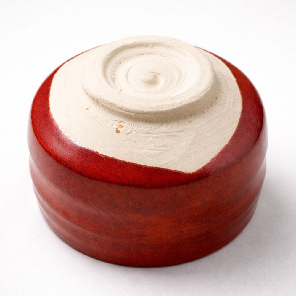 Mino Iron Red Matcha Bowl Mino Iron Red Matcha Bowl