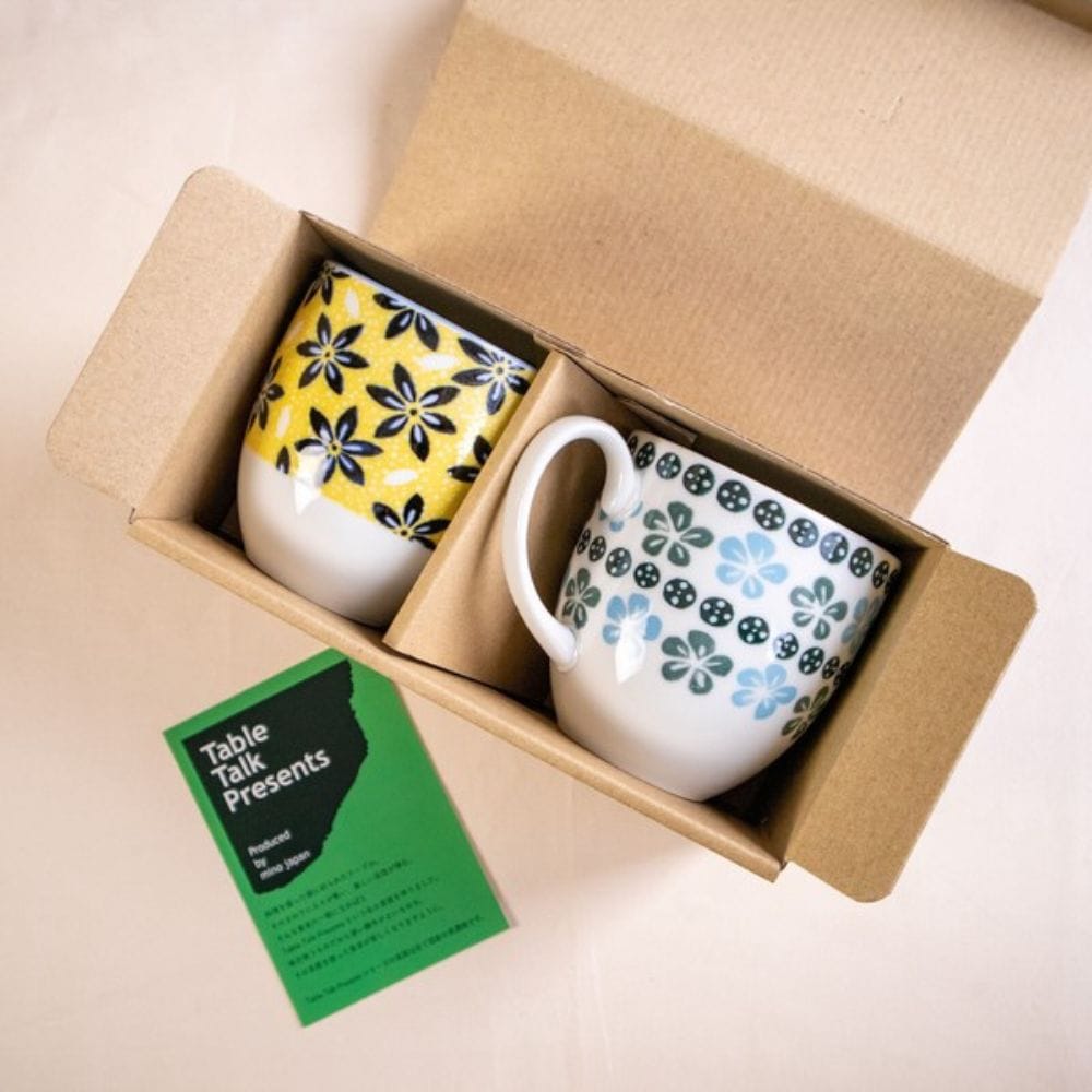 Mino Pottery Field Mug Pair Mino Pottery Field Mug Pair