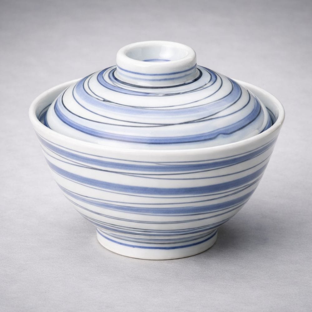 Mino Ryusui Bowl with Lid Mino Ryusui Bowl with Lid