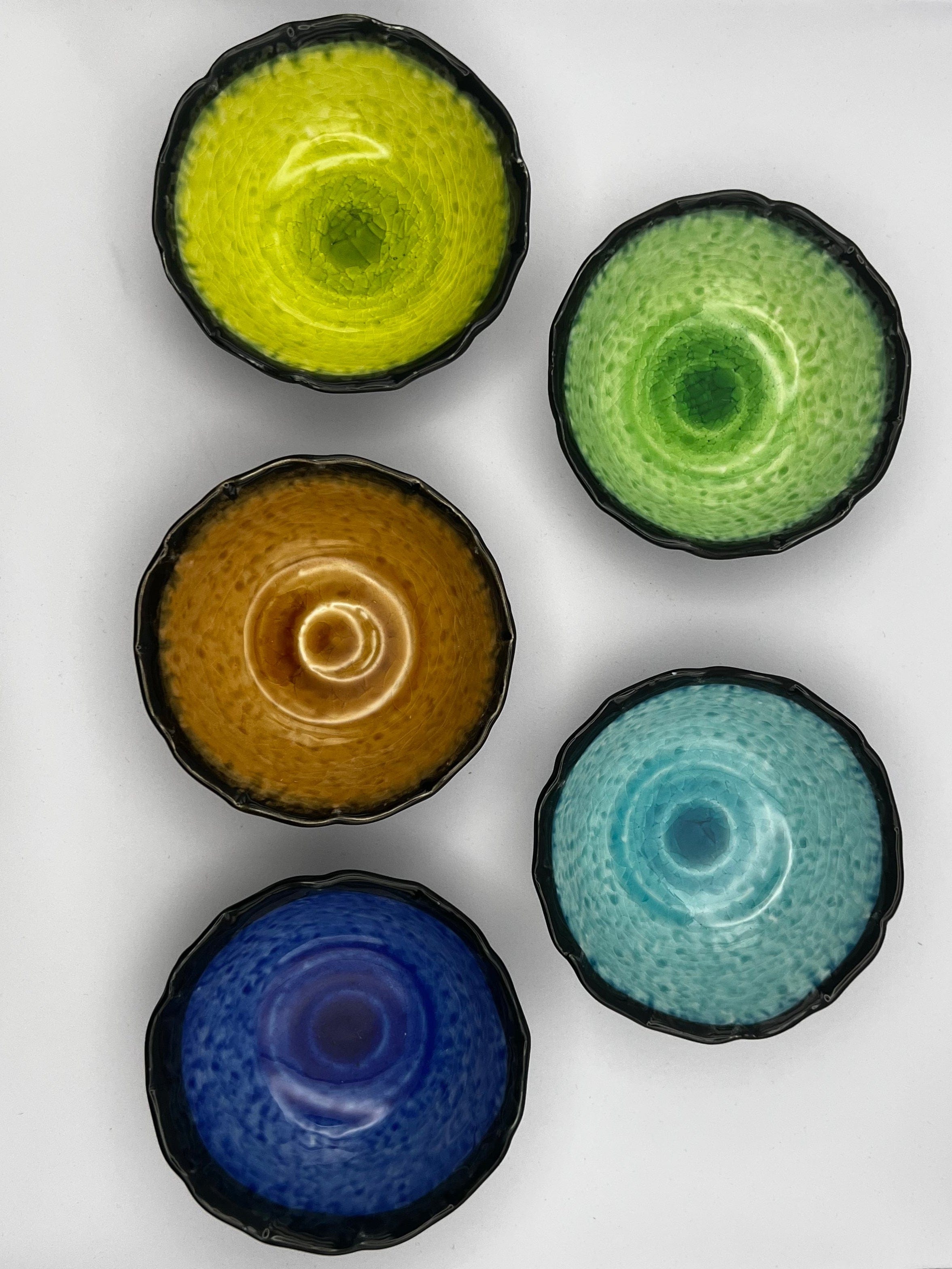 Mino Ware Multicolor Small Cups Set Mino Ware Multicolor Small Cups Set