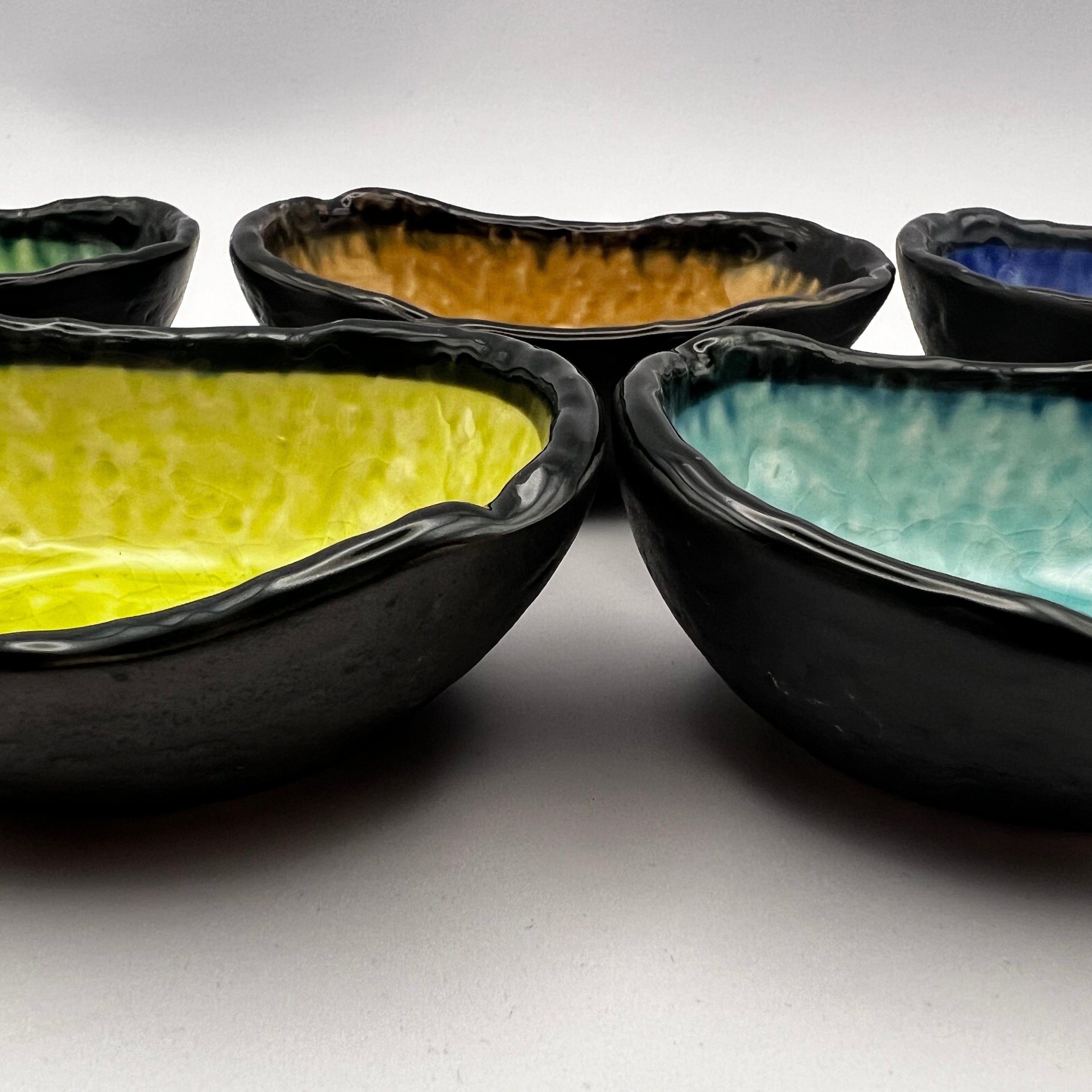 Mino Ware Multicolor Small Cups Set Mino Ware Multicolor Small Cups Set