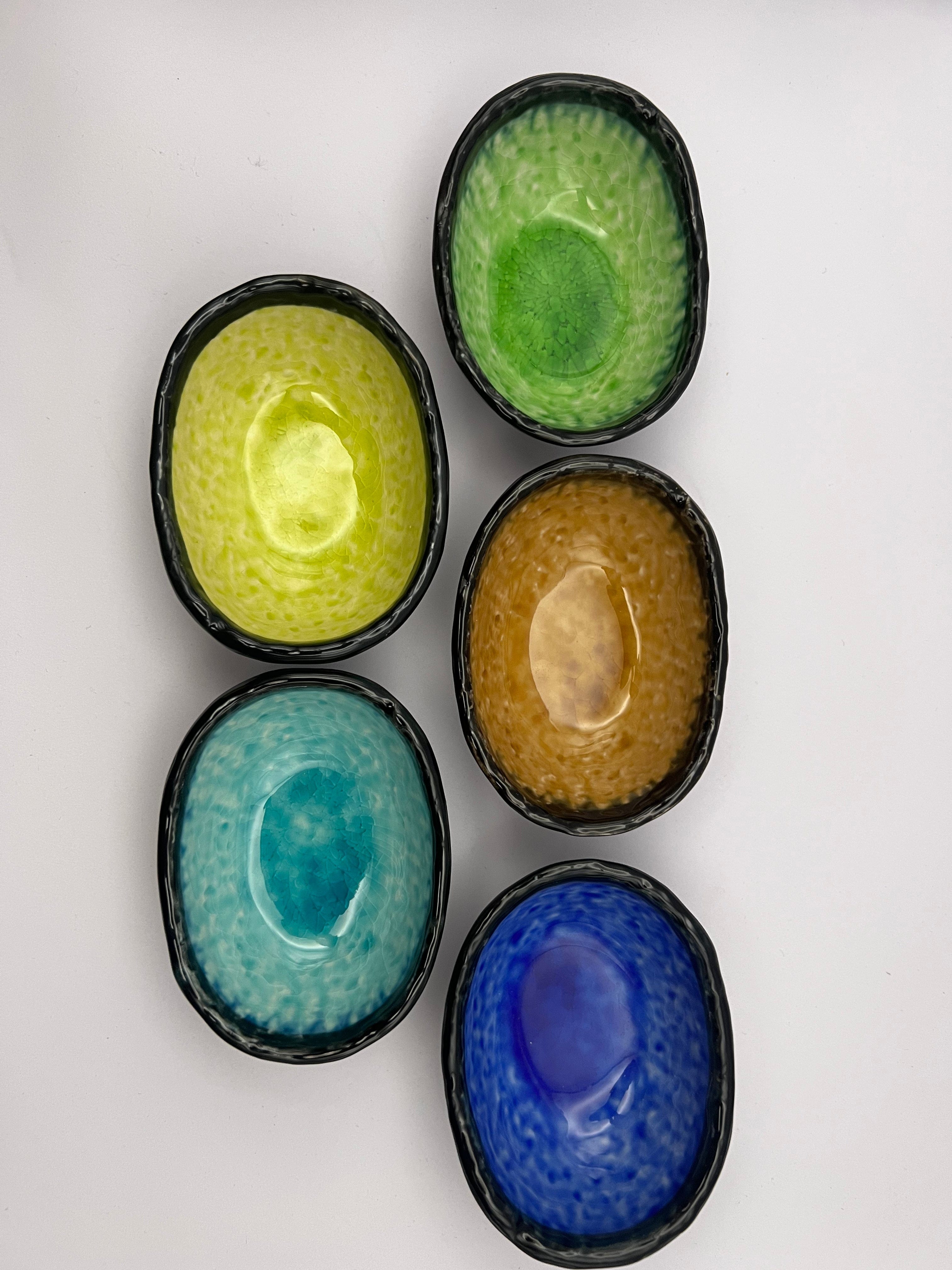 Mino Ware Multicolor Small Cups Set Mino Ware Multicolor Small Cups Set