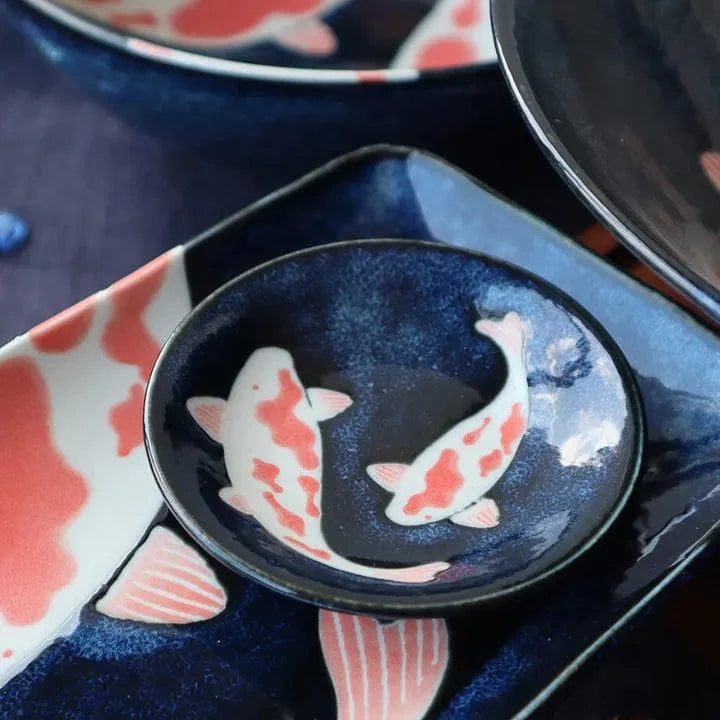 Nishiki Goi Sushi Oblong Plate Set (x2) Nishiki Goi Sushi Oblong Plate Set (x2)